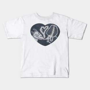 Strange Love Heart Kids T-Shirt